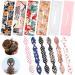 12 Pieces Deft Bun Maker Donut Deft Bun for Hair Easy Hair Bun Maker Wrap French Hairstyle Twist Rabbit Ear Sponge Bun Flexible Hair Maker Multi Color Hair Bun Tool for Women Hair Styling