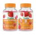 Lifeable Immune Support + B Complex Gummies Bundle - Great Tasting Vitamin Supplement Gluten Free GMO Free Chewable Gummy