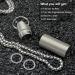 Small Titanium Pill Box Necklace | Waterproof Mini Pill Holder Keychain for Men & Women - TC10-Ti - Buy Online on GoSupps.com