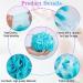 Radsocken 4 PCS Shower Puff Loofahs Large 75g Bath Sponge Mesh Pouf Soft Bath Scrunchie Body Scrubber Easy Foaming Exfoliating Body Puff - Buy Online on GoSupps.com