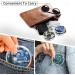 Portable 3-Compartment Pill Organizer | Decorative Metal Medicine Case - Set of 4 | Ideal Gift for Vitamins & Medications - Buy Online on GoSupps.com