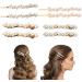 8Pcs Rhinestone Hair Clips and Pearl Hair Clips 4 Style Vintage Elegance Blinger Hair Gems Zinc Alloy Bobby Pins with Rhinestone and Pearl for Women and Girls Hair Pins - Buy Online on GoSupps.com