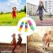 Adjustable 280cm Rainbow Skipping Rope for Kids - Wooden Handle Jump Rope in 7 Colors for Boys & Girls Fitness - Buy Online on GoSupps.com
