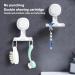 Aznever Shower Shaver Holder | Wall-Mounted Razor Holder with Suction Cup for Easy Storage of Hats Loofas Coats & Razors | International Shipping Available - Buy Online on GoSupps.com