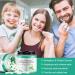 150pcs Chewable Toothpaste Tablets | Whitening Antiplaque Nano Hydroxyapatite | Fluoride Free Natural Peppermint | Sensitive Teeth Enamel Protection Fresh Breath - Glass Jar - Buy Online on GoSupps.com