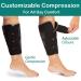 Calf Brace | Premium Compression Sleeve for Men & Women | Pain Relief & Support for Shin Splints, Lower Leg Pain & Calf Muscle Tears | Neoprene Adjustable Wrap for Runners - Buy Online on GoSupps.com