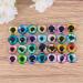 Shop Gleavi 50 Pieces Time Gemstone Glass Cabochons - Flatback Dome DIY Craft Supplies | International Shipping - Buy Online on GoSupps.com