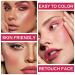 3-in-1 Waterproof Blush Stick & Lip Tint & Eye Shadow - Long Lasting Cream Blush in Rose Pink - Buy Online on GoSupps.com