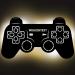 Gaming controller 2 lamp made of wood - personalized gift for men - gaming room decoration - gamingpad lamp - personalizable to hang/hang - gamer gift - personal gift