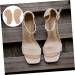 2 Pairs Marmerdo Heel Gel Insoles for High Heels - Non-Slip Cushions for Front Foot Pad - Beige 8X4.3CM - Buy Online on GoSupps.com
