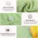 2 Pcs Microfiber Hair Towel Wrap - Quick Dry for All Hair Types | Perfect for Women Men & Kids - Green Color - Buy Online on GoSupps.com