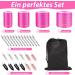 VEVOQIM 49PCS Hair Rollers with Clips Hair Roller with 4 Sizes 64mm 44mm 33mm 25mm Large Hair Roller with 24PCS Clips and Bags Hair Rollers for Long Medium Short Volume Bangs Hair - Buy Online on GoSupps.com