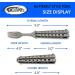 SZCO Supplies 9 Silver Butterfly Travel/Camping Fork (211520-SL) - Buy Online on GoSupps.com