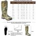 TIDEWE Realtree Camo Insulated Rubber Hunting Boots | Waterproof, Durable, Warm | Men's Sizes 5-14 | 6mm Neoprene | Outdoor Hunting Gear - Buy Online on GoSupps.com