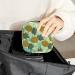 Multi-Colored Pineapple Leaf Sanitary Napkin Storage Bag - Portable Period Pouch for Women & Teen Girls - Buy Online on GoSupps.com