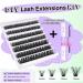 D Curl DIY Eyelash Extension Kit - 126 Fluffy Wispy Lash Clusters - Strong Hold - 80P-10-16mm Mix - Buy Online on GoSupps.com