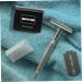 Minkissy Razor Blade Disposal Container - Stainless Steel Storage Box for Barber & Shaving Blades - Safe & Secure Blade Disposal - Buy Online on GoSupps.com