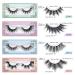 Buy MAGEFY 12 Pairs Fluffy Faux Mink Eyelashes - Long Wispy Soft & Reusable for a Natural Look | International Shipping Available - Buy Online on GoSupps.com