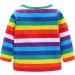 Mud Kingdom Boys Rainbow Stripe T-Shirt - Green, 5 Years | Long Sleeve - Buy Online on GoSupps.com