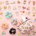 Corgi Makeup Set with Bag, Scrunchies, Stickers, Hair Bands - 59 Pcs | Cute Corgi Print Travel Cosmetic Accessories for Girls - Buy Online on GoSupps.com