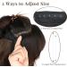 Invisible Wire Hair Extensions - 20 Inch Synthetic Halo Hair Extension in Dark Brown | Adjustable Transparent Wire with 5 Sizes - Clip In Real Hair - Buy Online on GoSupps.com