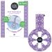 Toilet tapes box set - with 160+ rinsing & up to 90% less plastic alternative to toilet block - unobtrusive hanging WC fragrant - 14stk toilet scent lovely lavender
