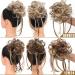 Messy Bun Hair Piece for Women Synthetic Messy Bun Hair Piece Curly Hair Bun Extensions with Straight Tails Elastic Band Curly Chignon False Hairpieces Ponytail Extensions for Women Fake Hair Access 2 - Buy Online on GoSupps.com