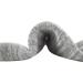 Yomandamor Ladies Bamboo Diabetic Ankle Socks - 6 Pairs, Non-Binding Top, Cushion Sole, Size 3-8, White/Grey - Buy Online on GoSupps.com