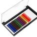 Premium Rainbow Colored Individual Eyelash Extensions | Bodemrincer 8-20mm | 12 Lines 7 Colors - Buy Online for Global Shipping - Buy Online on GoSupps.com