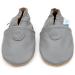 Dotty Fish Soft Leather Baby Shoes | Toddler Boys Shoes | Non-Slip Suede Soles | 0-6 Months to 4-5 Years | Soft Grey - Buy Online on GoSupps.com