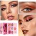 Palette de Maquillage | Fard Paupi res Contour R sistant l'Eau - Palette de Fards Paupi res Color s Style Livre | Pour Soir e Rencontres Trajet S ance Photo Mariage Yeux Joues No l - Buy Online on GoSupps.com