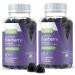 Sambucus Black Elderberry Gummies 3 in 1 Immune Booster Plus Zinc & Vitamin C - Herbal Dietary Supplements, Plant Based Pectin - Good for Adults Teens & Kids - Berry Flavored Gummy 60 Count-2 Pack 60 Count (Pack of 2)