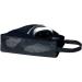 Black Zippered Shoe Tote with Handle - Travel-Friendly Design with Mesh Panels - Buy Online on GoSupps.com
