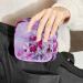 Floral Menstrual Cup & Sanitary Napkin Storage Bag - Roses & Butterfly Design | Portable Menstruation Pads Pouch for Girls & Women (Color 2) - Buy Online on GoSupps.com