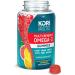 Kori Omega-3 Gummies | Heart, Brain, Joint, Eye, Skin & Immune Support | Non-GMO | Antarctic Krill Oil | 120 Count - Buy Online on GoSupps.com
