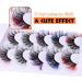 Colorful Fluffy Russian Strip Lashes 5 Styles Pack - D Curl Natural Volume Colored Cat Eye Lashes - Buy Online on GoSupps.com