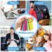 6PCS Colorful Chapstick Holder Keychain - Portable Lip Balm Sleeve Pouch for Lipstick & Gloss - Buy Online on GoSupps.com