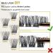 Premium BQ Lash Single Eyelash Clusters - Colored DIY Eyelash Extensions (B47 D-16mm) | Home Application | International Shipping - Buy Online on GoSupps.com