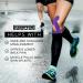135ft Waterproof Bulk Kinesiology Tape Roll - Sports Therapy Support for Knee, Muscle, Wrist, Shoulder, Back - Premium Elastic & Hypoallergenic Cotton - Purple - Buy Online on GoSupps.com