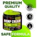 High Strength Natural Hemp Cream for Muscles, Joints, and More - Made in the USA with Arnica, Emu Oil, and Turmeric - Buy Online on GoSupps.com