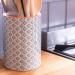Nicola Spring Blue/Orange Patterned Porcelain Kitchenware Pot | Stylish International Shipping - Buy Online on GoSupps.com