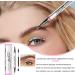 Liqzirtu 2in1 Eyebrow Pen with Eyeliner Pencil Double Ended Eyebrow PencilSmudgeProof 2in1 Eyebrow Pencil and Eyeliner Pen Natural Looking Eyebrow Pencil for Travel Shopping 02 - Buy Online on GoSupps.com