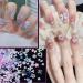 Buy Pink White Assorted Pearls Nail Charms & Creative Nail Art Accessories - Bow Flower Heart & Butterfly Designs for Stunning Manicures - Buy Online on GoSupps.com