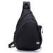 TurnWay Water-Proof Sling bag/Crossbody Backpack/Shoulder Bag with USB Charging Port for Travel, Hiking, Cycling, Camping Black1