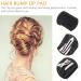 Invisible Fluffy Hair Clip Set - 6pcs Bump Hairpin for Volume Base | Hair Styling Tool for Women Girls - Black+ Coffee - Buy Online on GoSupps.com