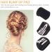 Volume Hair Base Inserts - 6-Piece Bump-It Pads for Fluffy Invisible DIY Hairstyles | Hair Styling Accessories - Buy Online on GoSupps.com