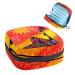 GIAPB Period Bag Sanitary Napkin Storage Bag Period Pouch Travel Makeup Bag African Pattern Tribal Woman Color346
