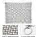 316L Stainless Steel Chain Scrubber for Cast Iron Cleaning | 8x6 inch | Pan, Pot, Dutch Oven, Skillet, Grill Cleaner - Buy Online on GoSupps.com