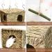 Handmade Edible Grass Bunny House for Rabbits, Guinea Pigs & Small Pets - Style 1 - Buy Online on GoSupps.com