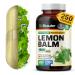 BIO KRAUTER Lemon Balm apsules for Natural Calming & Sleep Support - Pure Vegan Lemon Balm Extract 1500 mg Melissa Officinalis - Used for Digestion & Relaxation 250 Capsules 83 Days of Supply